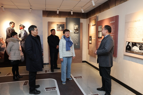 史习红同志来校调研指导工作